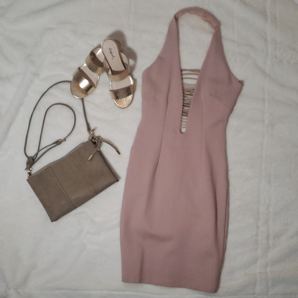 Angel Biba Dresses & Skirts - NWT Strappy bodycon halter dress